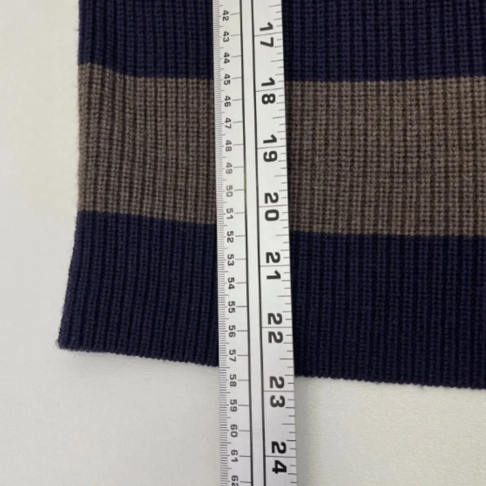 Tory Burch Striped 100% Wool Sweater - Picture 8 of 12
